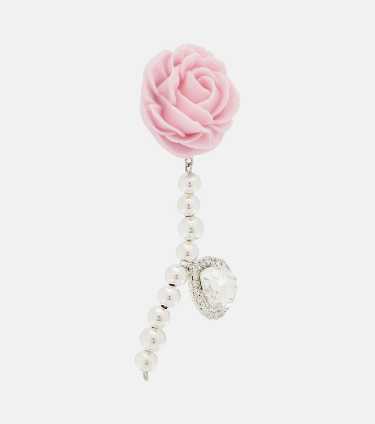 Magda Butrym Rose embellished drop earrings