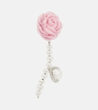 Magda Butrym Rose embellished drop earrings