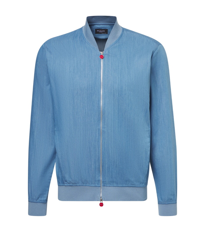 Photo: Kiton Denim bomber jacket
