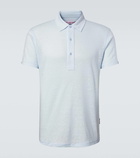 Orlebar Brown Sebastian linen jersey polo shirt
