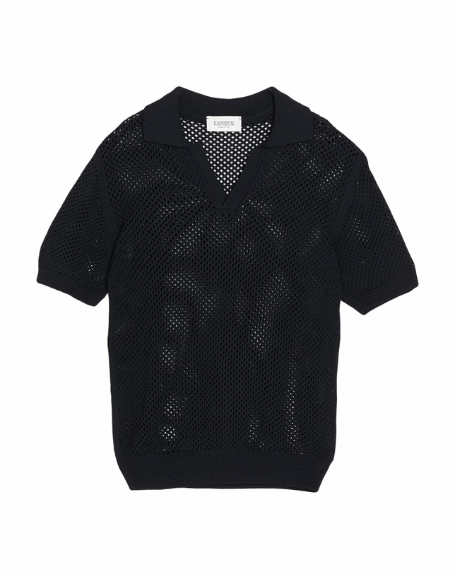 Photo: Laneus Mens Polo shirt in Black