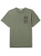Engineered Garments - Printed Cotton-Jersey T-Shirt - Green
