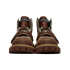 Dolce and Gabbana Brown Trekking Boots