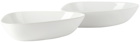 Georg Jensen Two-Pack White Sky Large Pasta Bowls