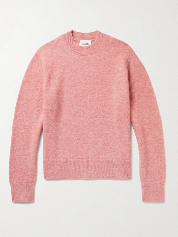 Photo: NANUSHKA - Virote Mélange Knitted Sweater - Pink