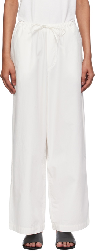 Photo: Baserange White Kolla Lounge Pants