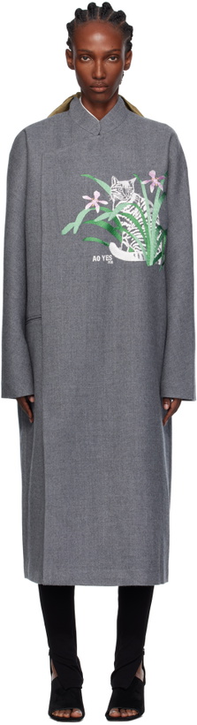 Photo: AO Yes Gray Changshan Melton Long Coat