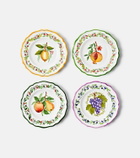 Les-Ottomans Set of 4 ceramic plates