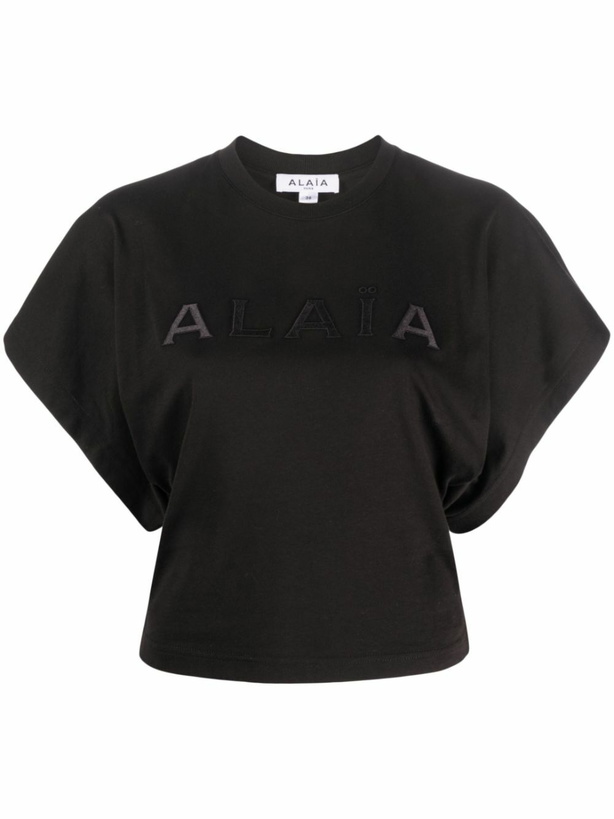 Photo: ALAÏA - Logo Cotton T-shirt