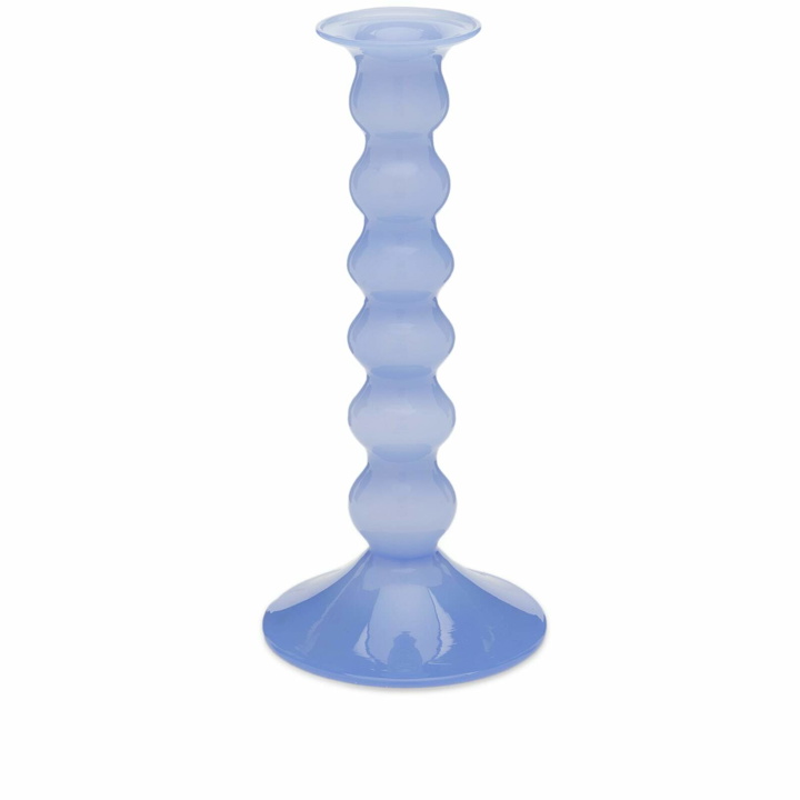 Photo: HAY Wavy Candleholder - Large in Jade Light Blue