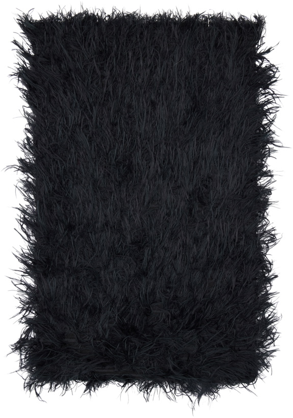 Photo: Dries Van Noten Black Rectangular Scarf