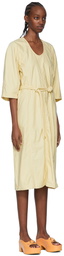 LEMAIRE Beige Cotton Midi Dress