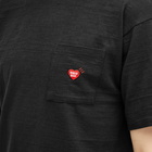 Human Made Men's Heart Pocket T-Shirt in Black