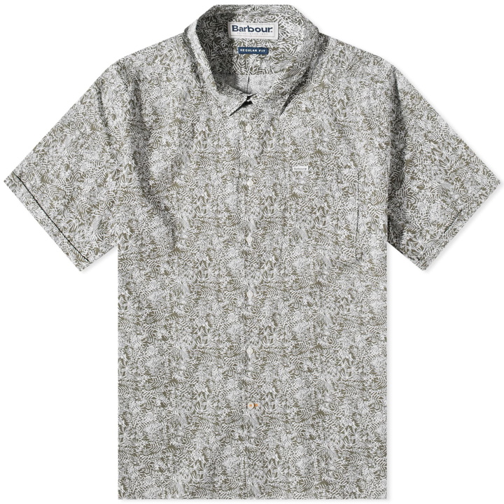 Photo: Barbour Men's Braithwaite Short Sleeve Summer Shirt in Dusty Olive