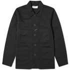 Universal Works Men's Bakers Jacket in Black