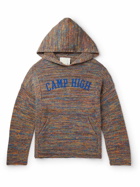 Camp High - Spectrum Logo-Print Recycled-Cotton Hoodie - Multi