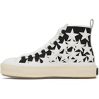 AMIRI Black & White Stars Court Hi Sneakers