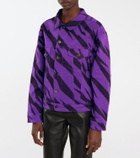 Alexandre Vauthier - Animal-print denim jacket