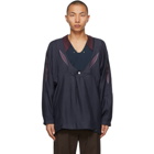 Kiko Kostadinov Navy Arcadia Shirt