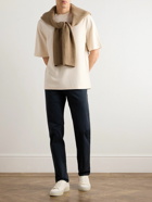 Loro Piana - Quarna Silk-Blend Twill T-Shirt - Neutrals