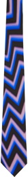 Paul Smith Purple Zig-Zag Tie