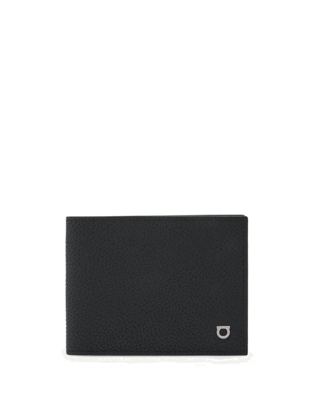 Photo: Ferragamo Mens Gancini bifold wallet in Black