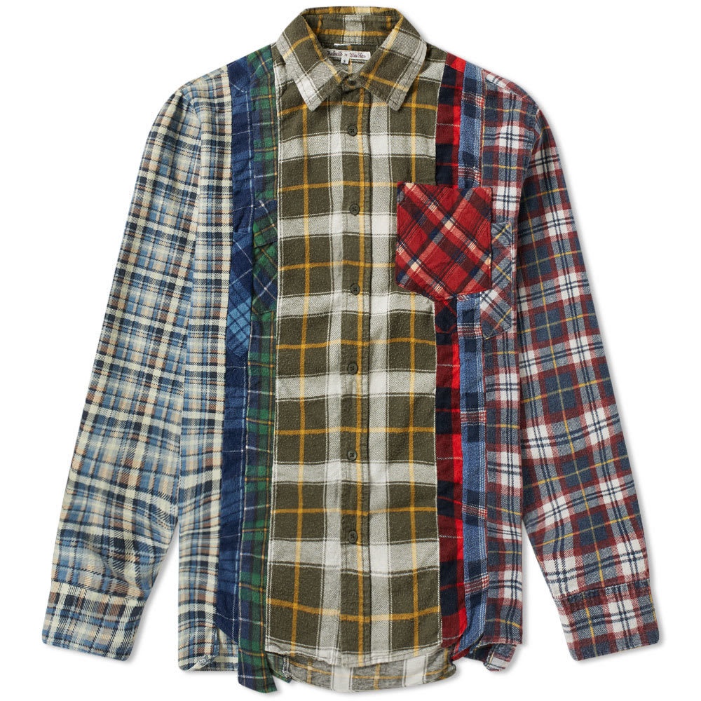 Photo: Needles 7 Cuts Flannel Shirt Multi