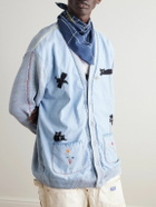 KAPITAL - Fastcolor Printed Selvedge Cotton-Voile Bandana