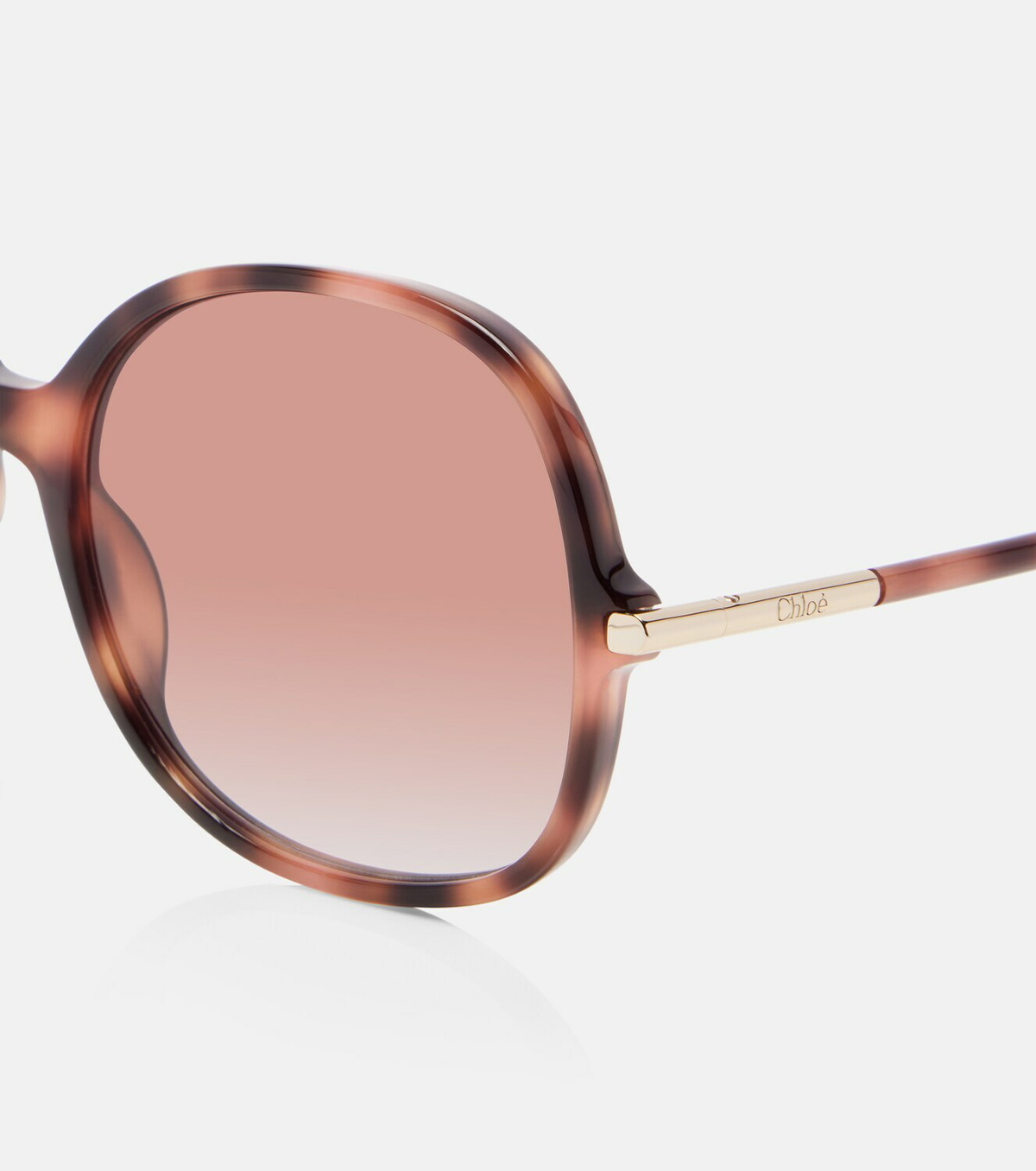 Chloé Tubolar oversized sunglasses