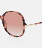 Chloé Tubolar oversized sunglasses