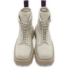 Eytys Beige Suede Michigan Boots