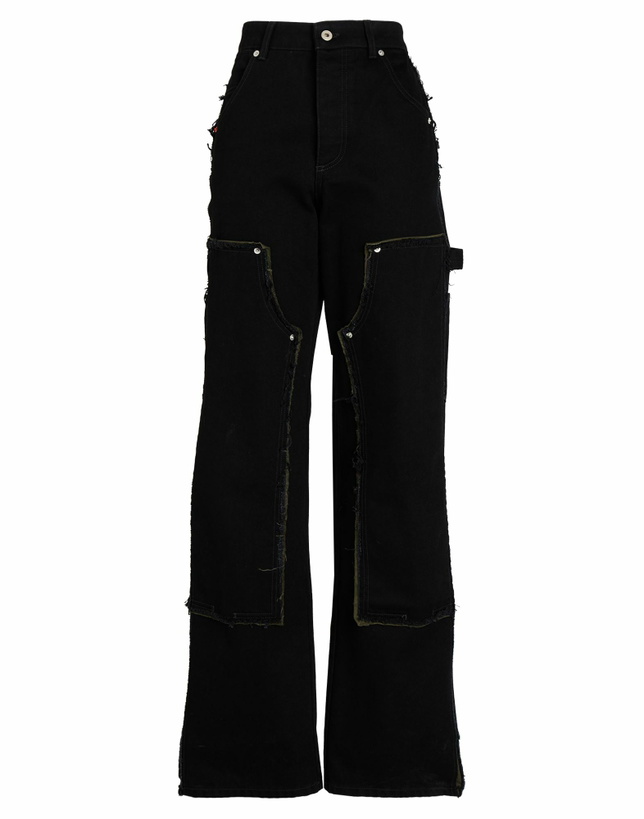Photo: Heron Preston Womens Jeans in Black