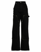 Heron Preston Womens Jeans in Black