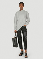 Falabella Curb Chain Sweatshirt in Grey