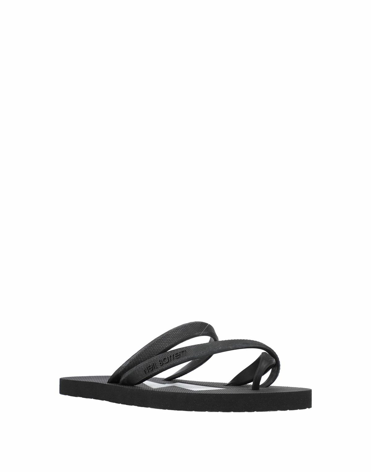 Neil Barrett Womens Thong sandal in Black