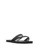 Neil Barrett Womens Thong sandal in Black