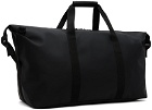 RAINS Black Hilo Weekend Large Duffle Bag