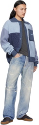Axel Arigato Blue Franco Patch Cardigan