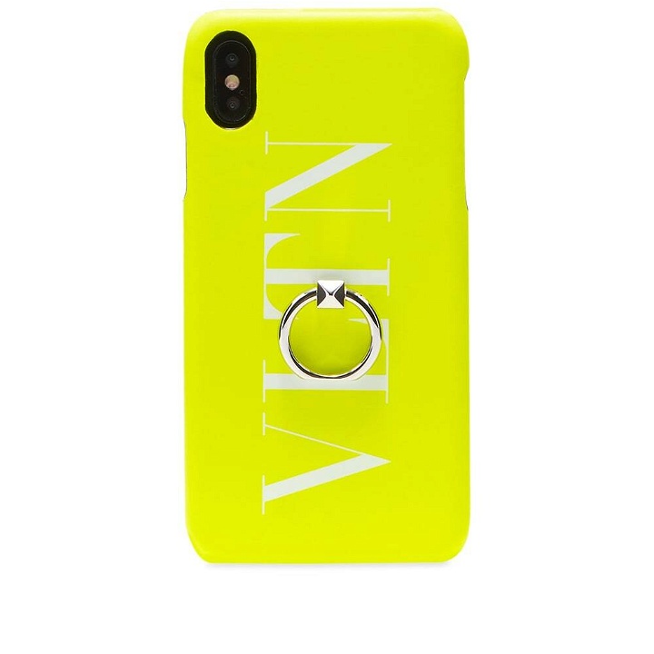 Photo: Valentino Fluo VLTN iPhone XS Max Case in Yellow/White