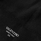 Valentino Men's Logo Sock in Black/White