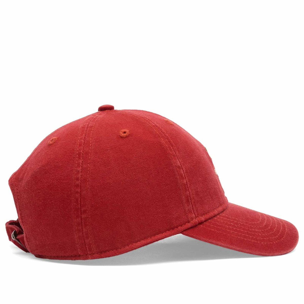 Foret Men's Catch Washed Cap in Red 
