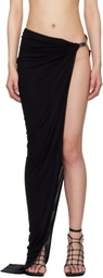 Rick Owens Lilies Black Hollywood Hydra Maxi Skirt