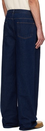 A.P.C. Navy Aaron Jeans