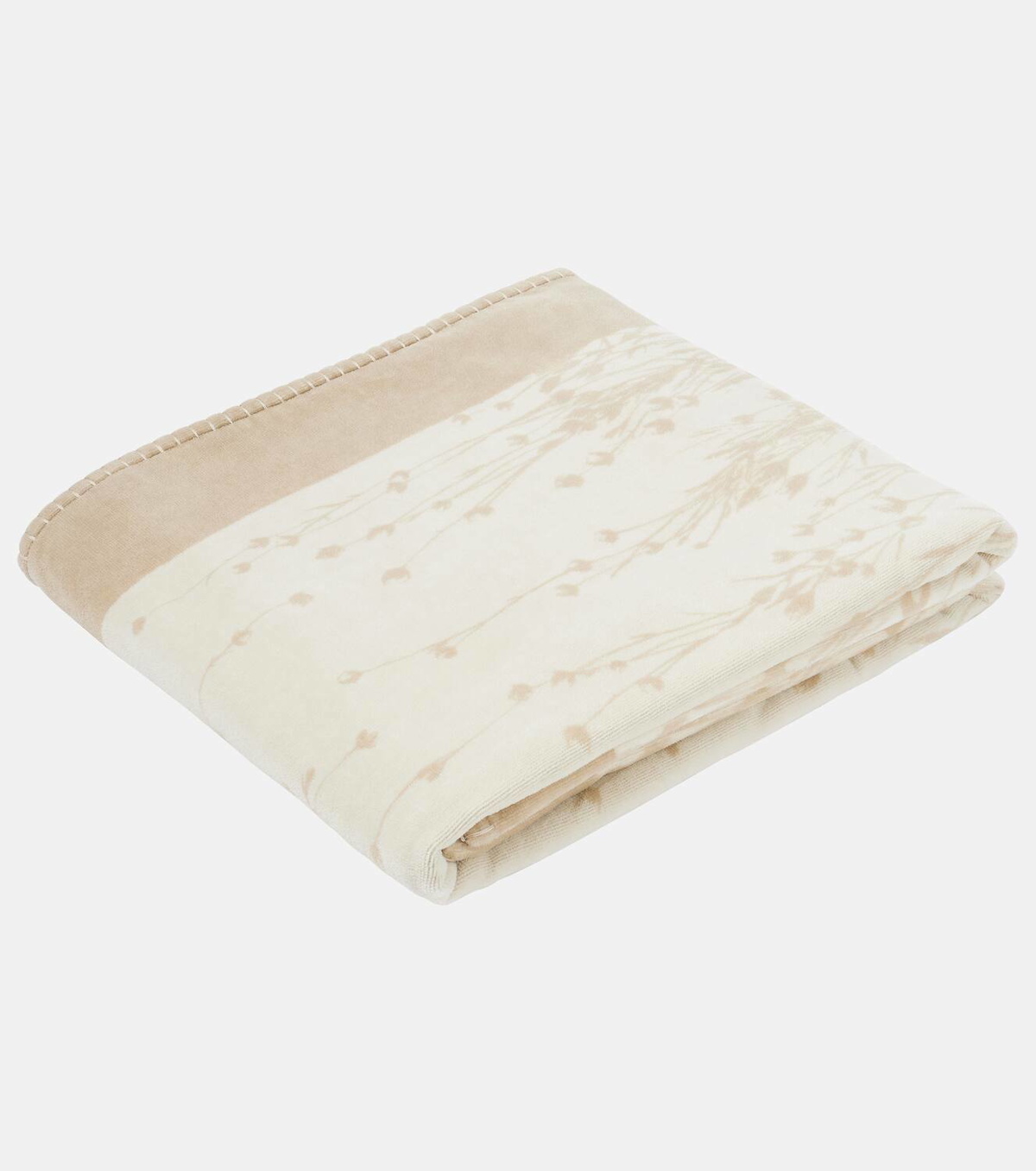 Loro Piana Campo Di Lino printed cotton beach towel