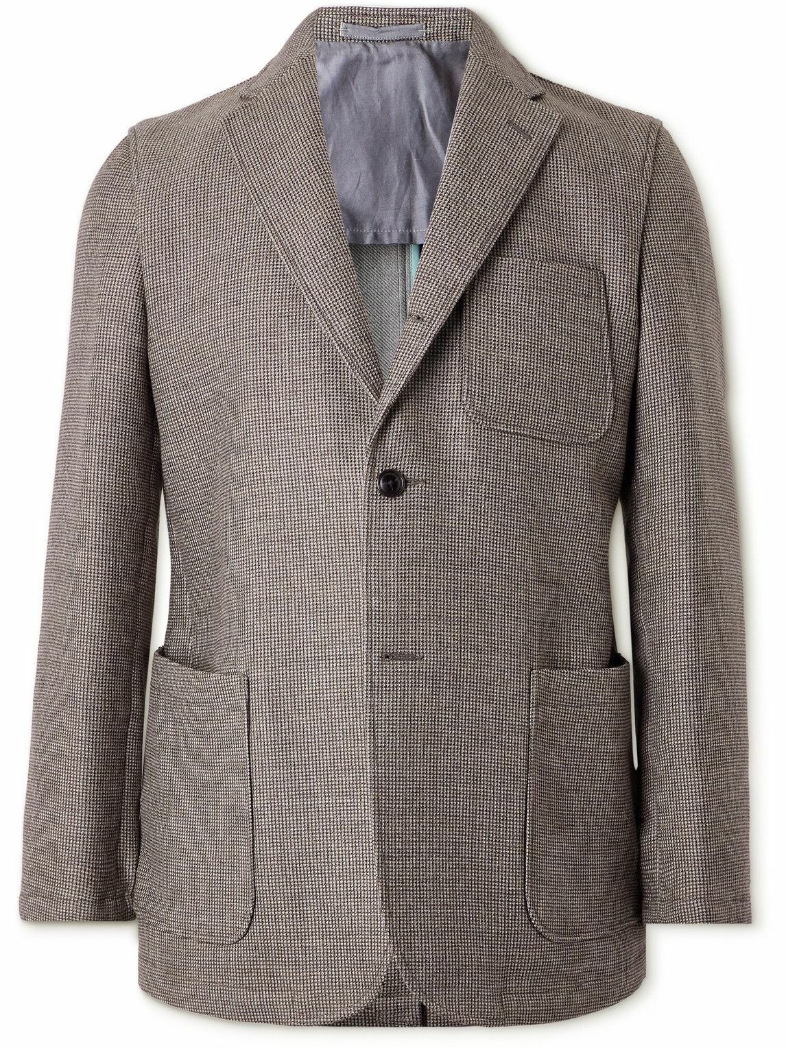Photo: Beams Plus - Checked Wool Suit Jacket - Gray