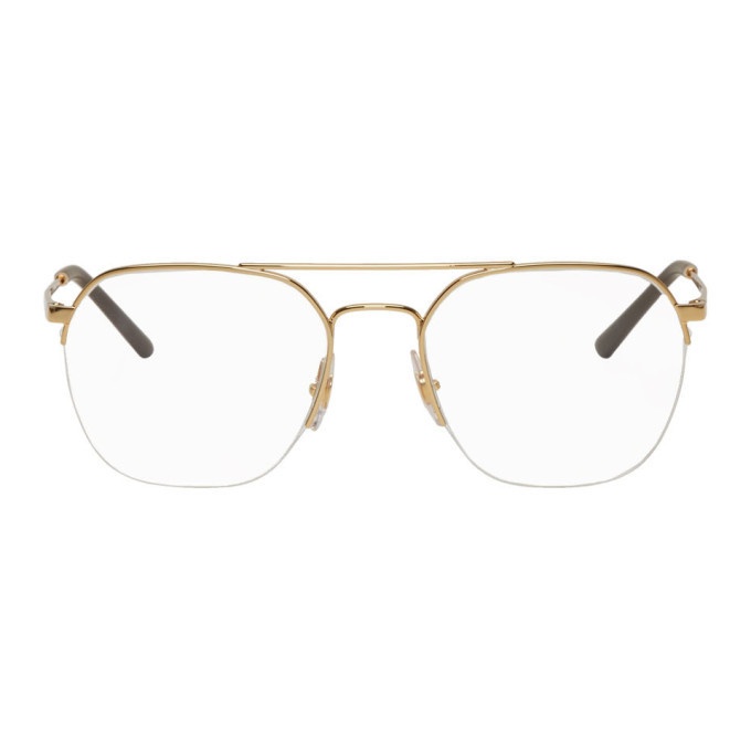 Photo: Ray-Ban Gold Youngster Glasses