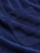 Oliver Spencer - Oli's Ribbed Cotton-Blend Terry T-Shirt - Blue