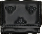 Vivienne Westwood Black Trifold Wallet