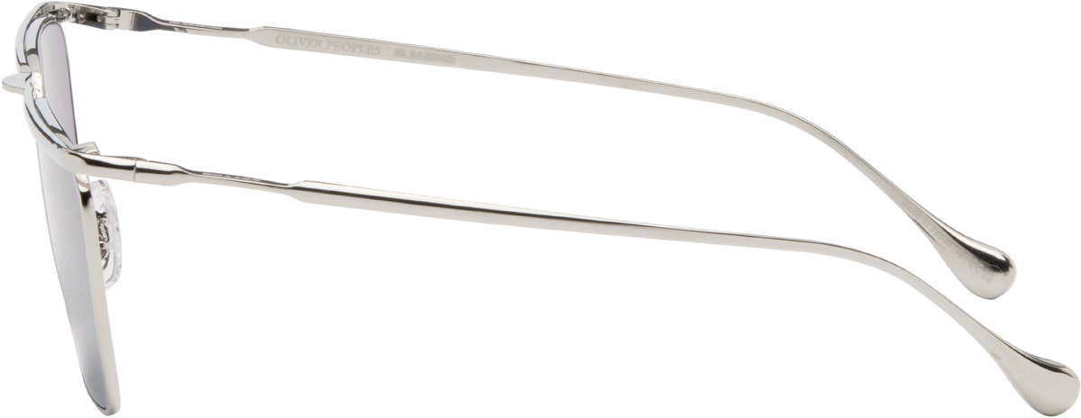 Jil Sander Silver Oliver Peoples 'Edition 2' Wireframe Sunglasses