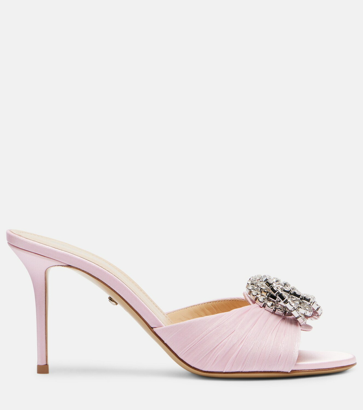Mach & Mach Galaxy 85 embellished satin mules